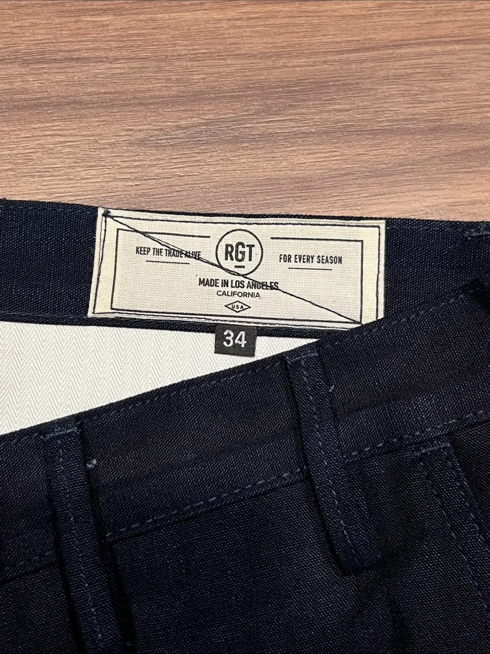 Rogue Territory RGT Officer’s Trouser Slim Taper Indigo Selvedge Canvas Size 34